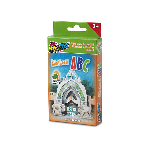 Foldatoy oktatókártyák - Állatkerti ABC